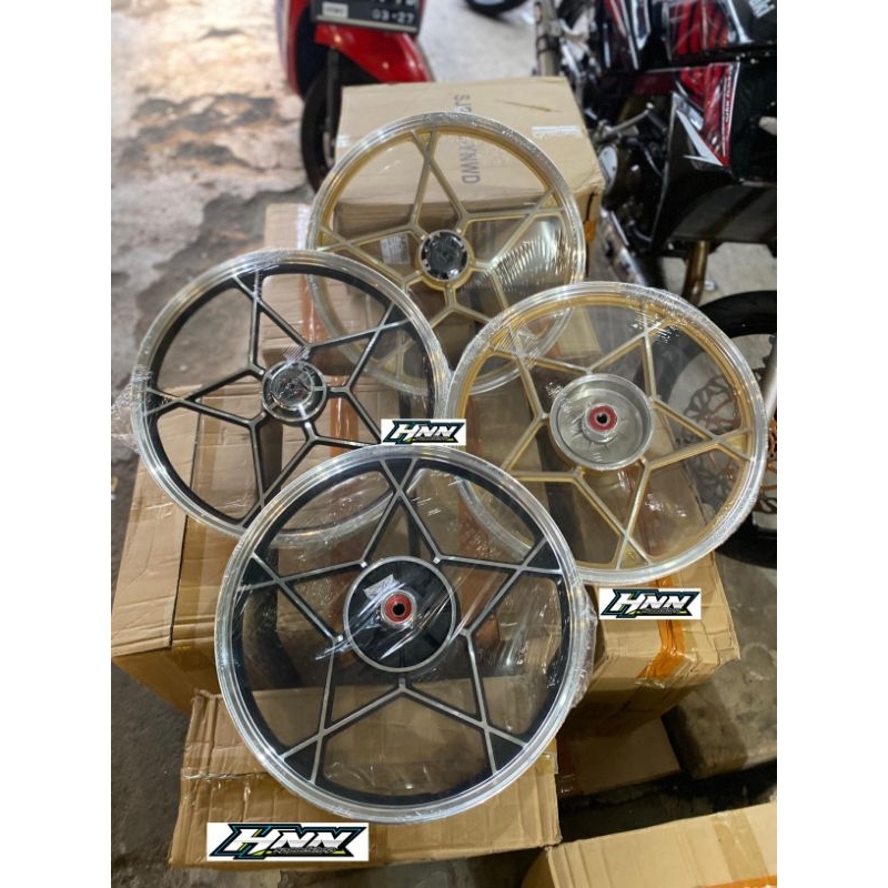 Pelek Velg Mutakin Bintang Pnp Rx King Rxs Rxz Ring 18 Warna Gold, Hitam Murah