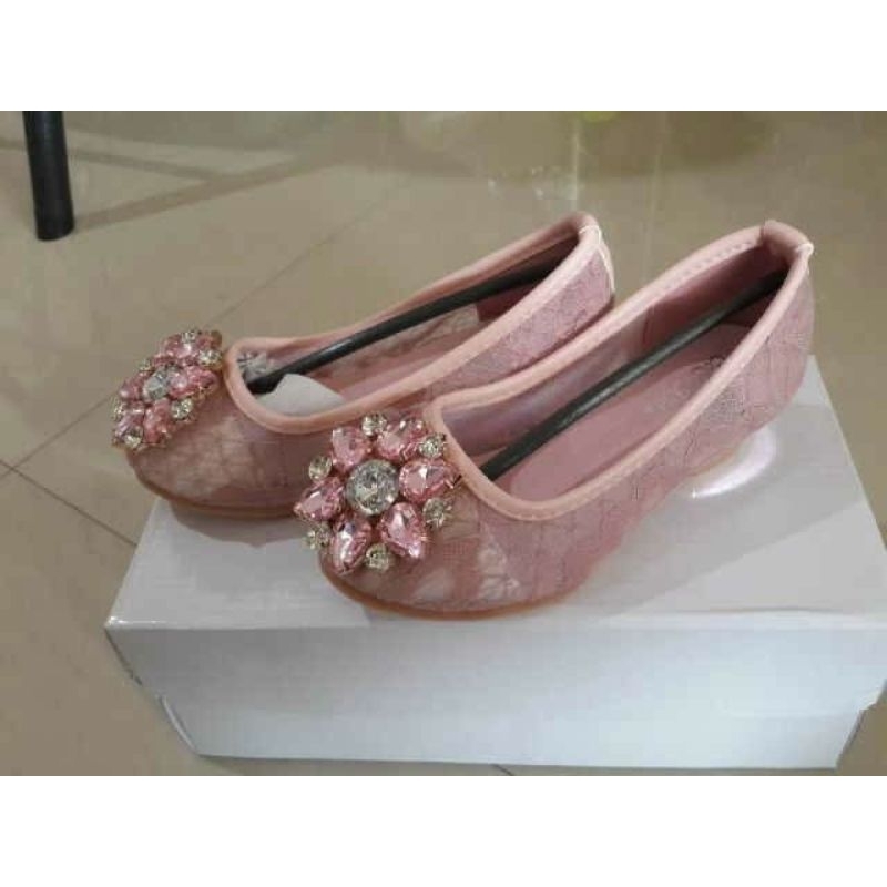 Shoes Girl DNG Heel Lace Pink Classic (CT Br PP 03)