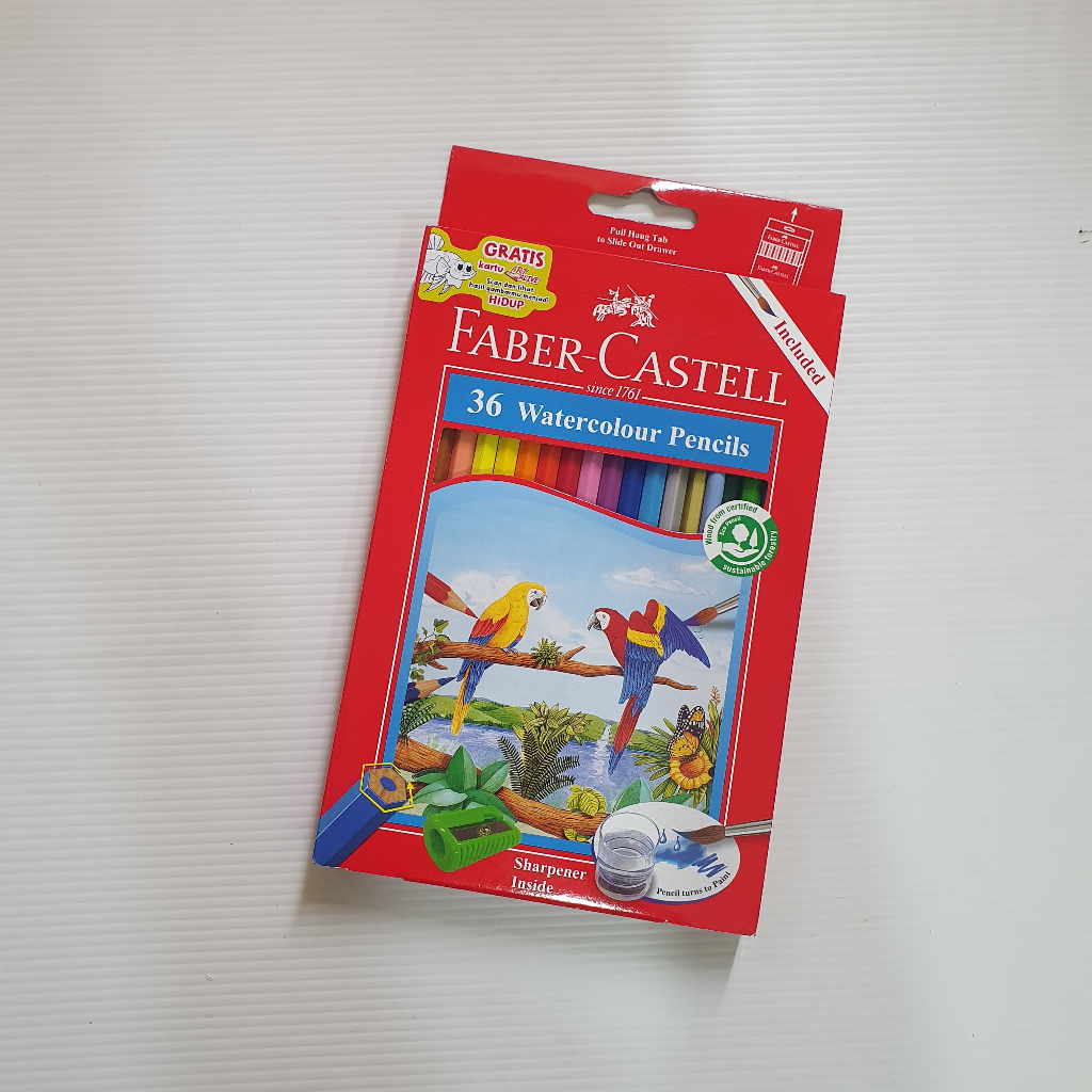 

2WATER COLOUR FABER 36W PARROT 114466 (PCS)