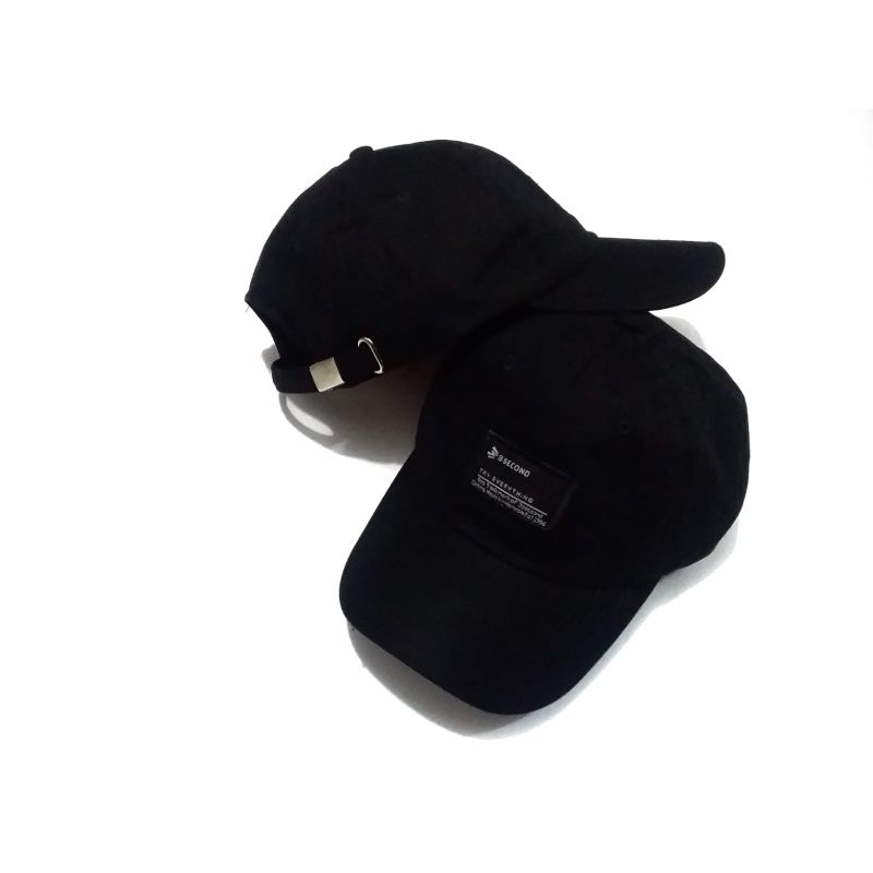 topi Distro 3SECOND pria wanita_ topi baseball kualitas cakop besi