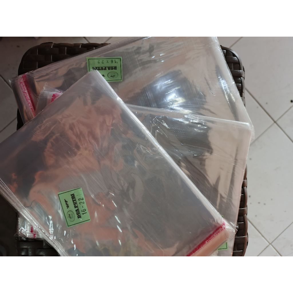 Plastik OPP Undangan 16 x 22 Cm | Plastik Undangan | Plastik opp Murah