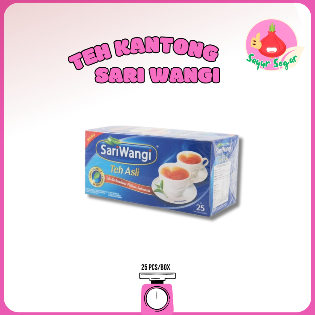 

Sayur Segar - Teh SariWangi Box Isi 25 Kantong / Tea