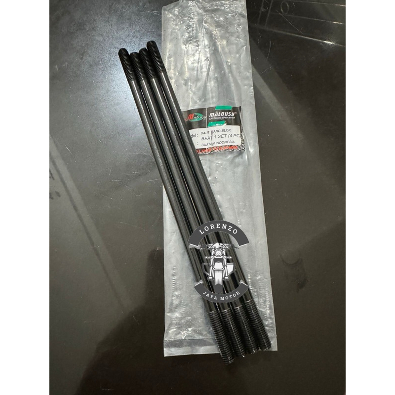 BAUT TANAM TIANG BLOK MESIN BEAT FI BEAT KARBU SCOOPY SPACY 1SET 4PCS