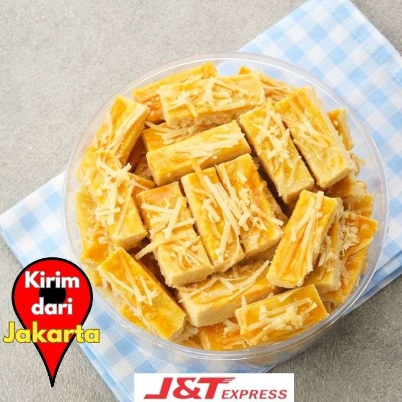 

Terlaris | Kue Kering Kastengel Keju Gurih Renyah ukuran toples 350gr