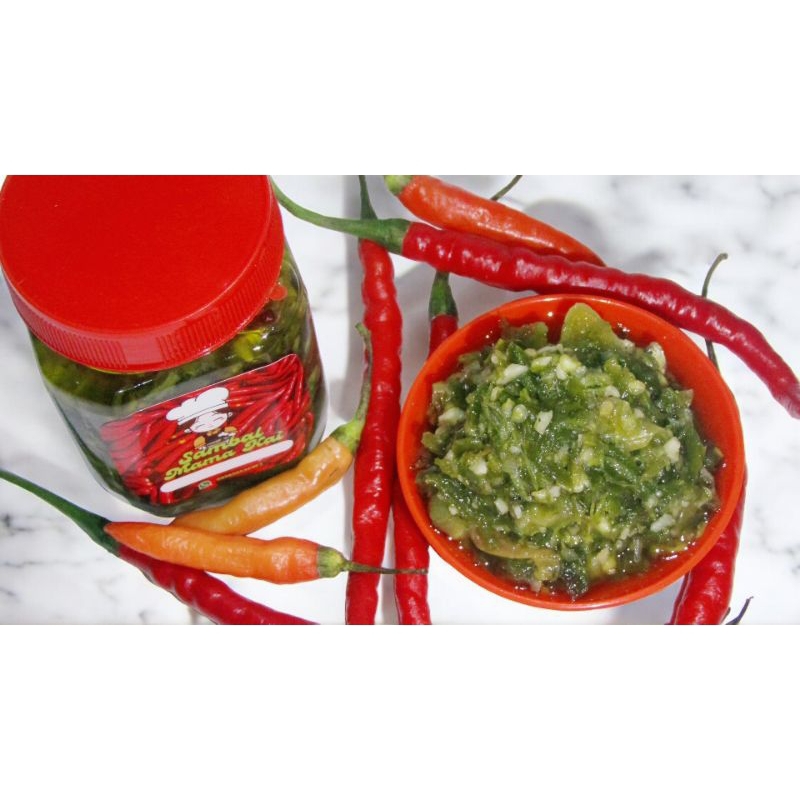 

SAMBAL LOMBOK IJO / SAMBEL CABE IJO / SAMBAL CAJO / SAMBEL CAJO CABE IJO / SAMBAL CABAI HIJAU 150GR