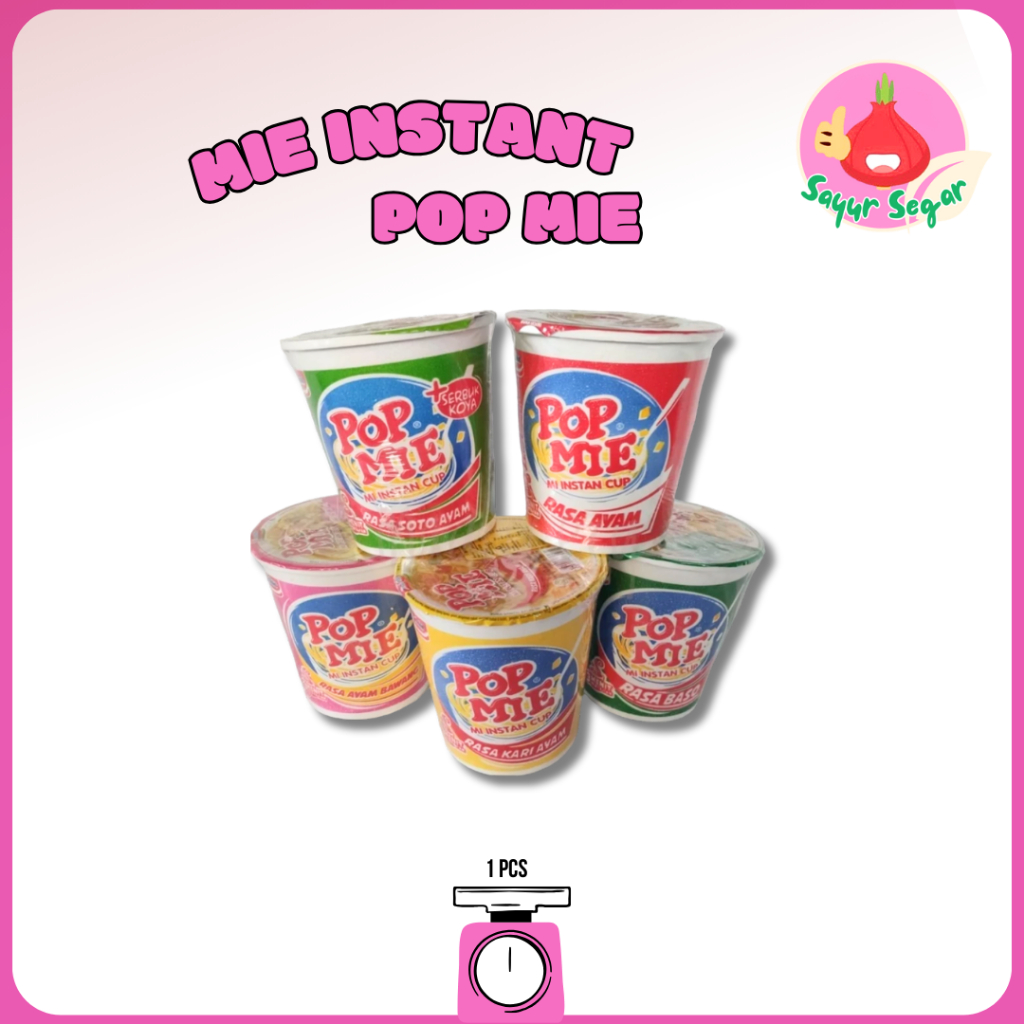 

Sayur Segar - Pop Mie / Mie Instan Cup 1 pcs