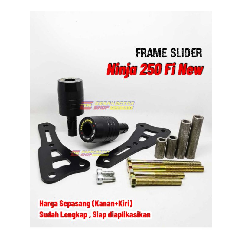Frame Slider Ninja 250 Fi New Aksesoris Ninja 250Fi 2018 2019 2020 2021 2022 2023