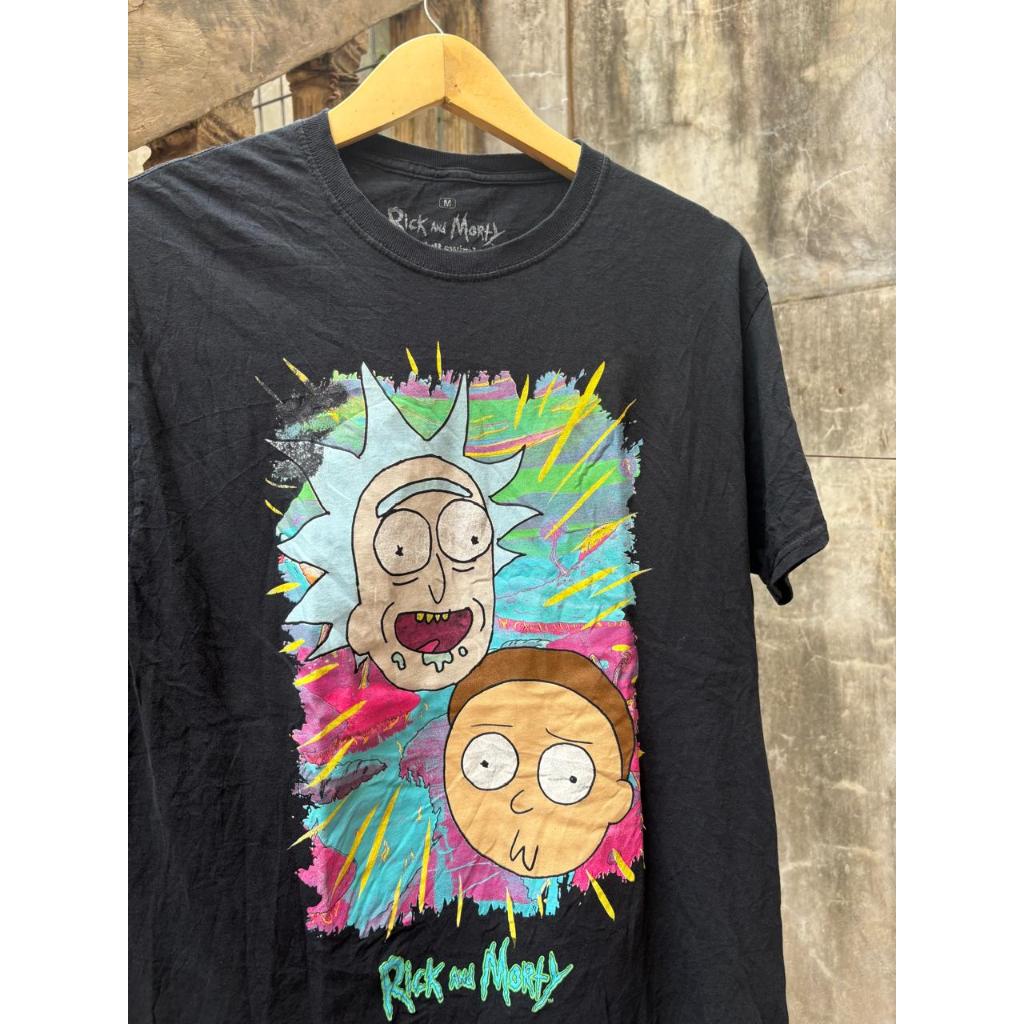 Official Rick and Morty Black Jungle Warp Cartoon Network Shirt