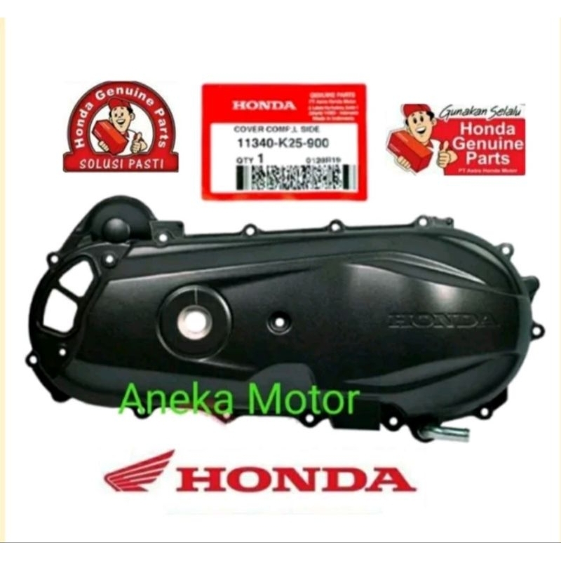 Cover Tutup CVT Cover L Blok Box CVT Honda Beat Fi K25  Scoopy Fi K16 Vario 110 Fi K46 2014 100% Ori
