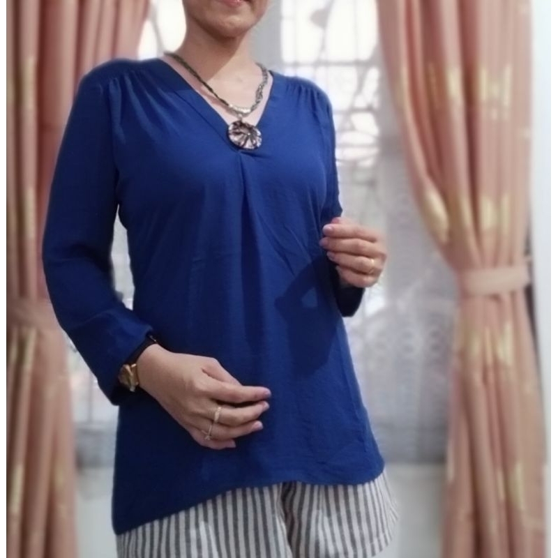 ATASAN WANITA/BLUS WANITA SISA EKSPOR/BLUS WANITA LENGAN 7/8