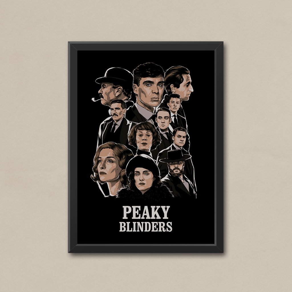 Poster Dinding Peaky Blinders Bingkai Frame / MOVIE-33