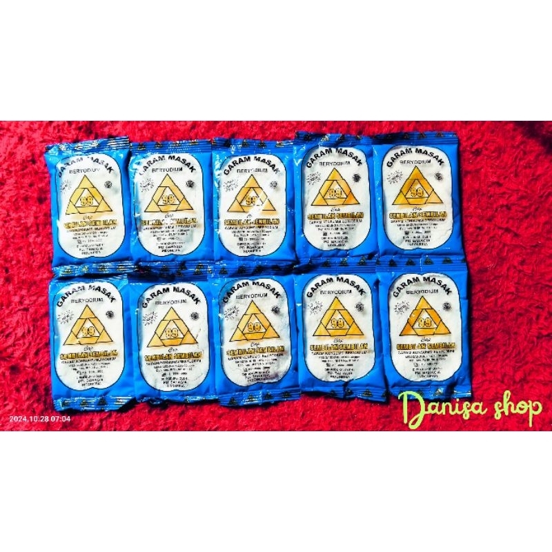 

garam 10 pcs 5 ribuan garam Beryodium garam masak garam meja#fyp#termurah dishopee