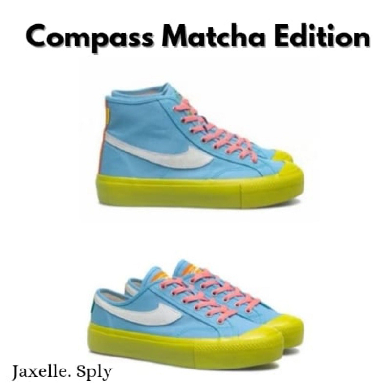 Compass Gazelle High/Low Matcha Blue