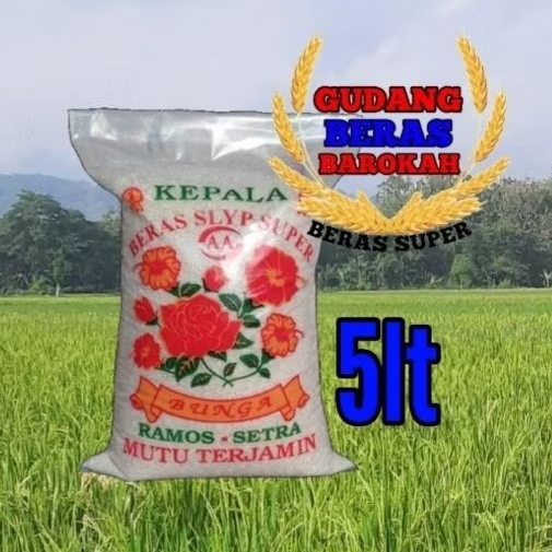 

BERAS SETRA RAMOS CAP BUNGA 5LTR,10LTR,20LTR,25LTR