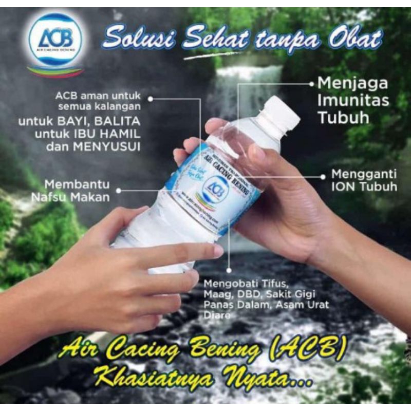 

ACB Air Cacing Bening (ACB) 330ml untuk tipes