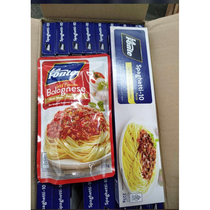 

LA FONTE PAKET SPAGHETTI DAN SAUS BOLGNESE