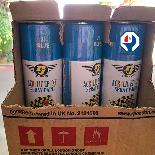 Cat semprot pylox/pilok RJ London 300 CC BIRU