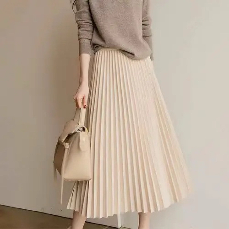 Clair Skirt F3 - Rok Plisket Wanita - Rok Plisket Patia Premium  - Rok Plisket Mayung