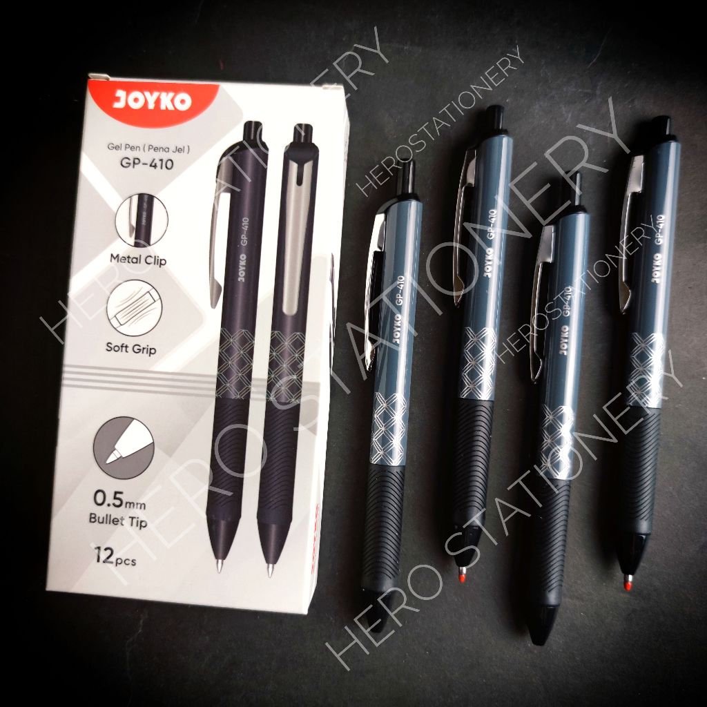 

Pen pulpen gel joyko elegan premium 0.5 mm GP-410 . 12 unit