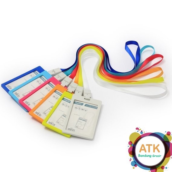 

Grosir Surprise Card Holder Name Tag BANTEX 8865 dengan Tali Warna Bervariasi