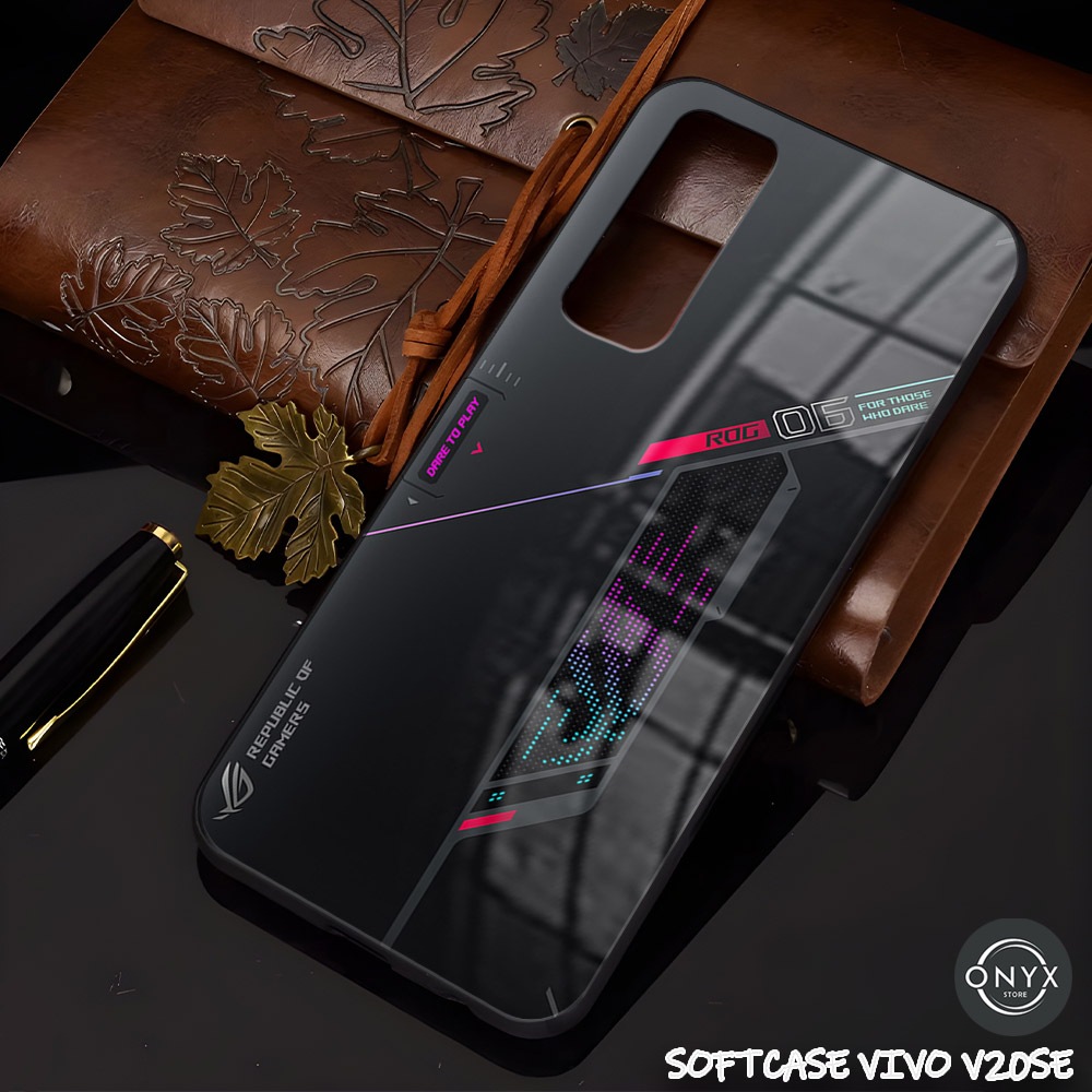 AA29 SOFTCASE VIVO V20SE ROG | Kesing keren Vivo | Casing Kilau Glossy Vivo V20SE