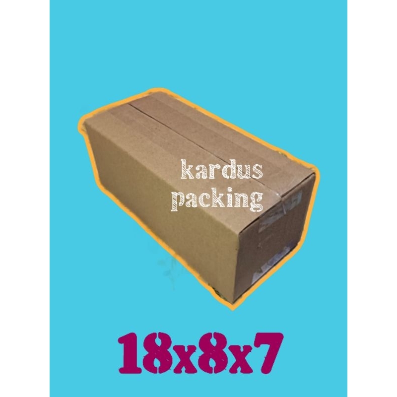 

kardus packing UK 18x8x7 kardus sedang kardus kecil