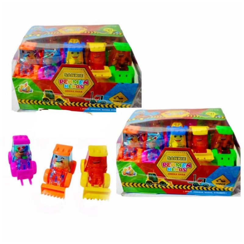 

[ SNI ] SANKIE PERMEN MOBIL KONTRUKSI 1BOX ISI 30PCS