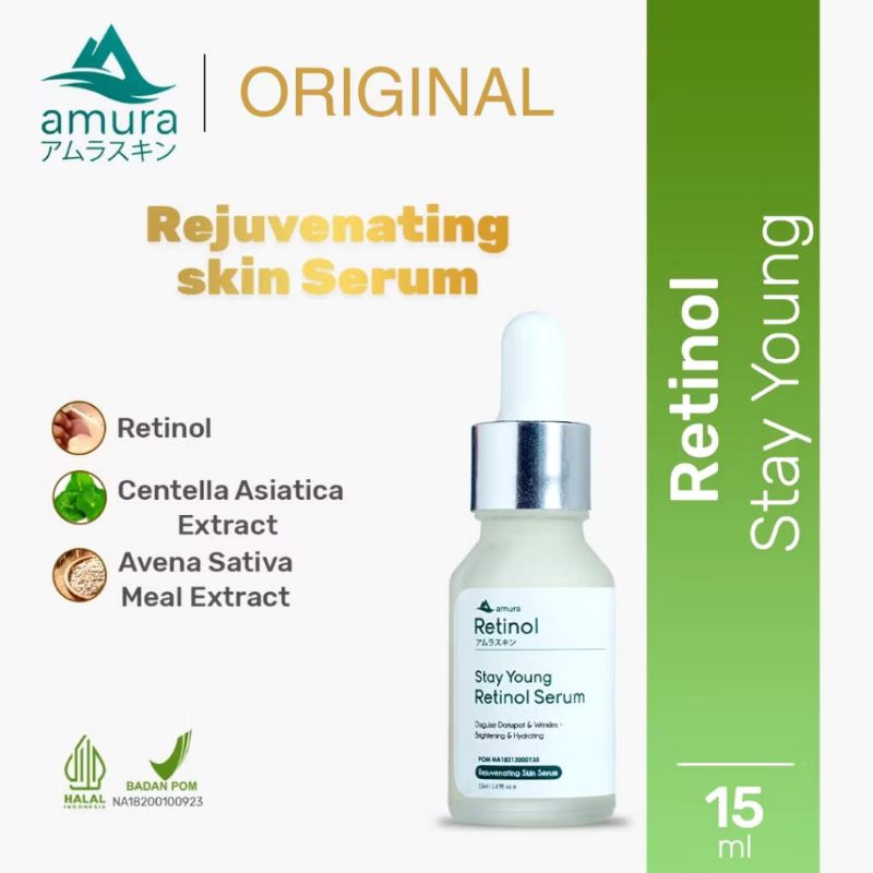 AMURA RETINOL SERUM atasi flek hitam & kerutan
