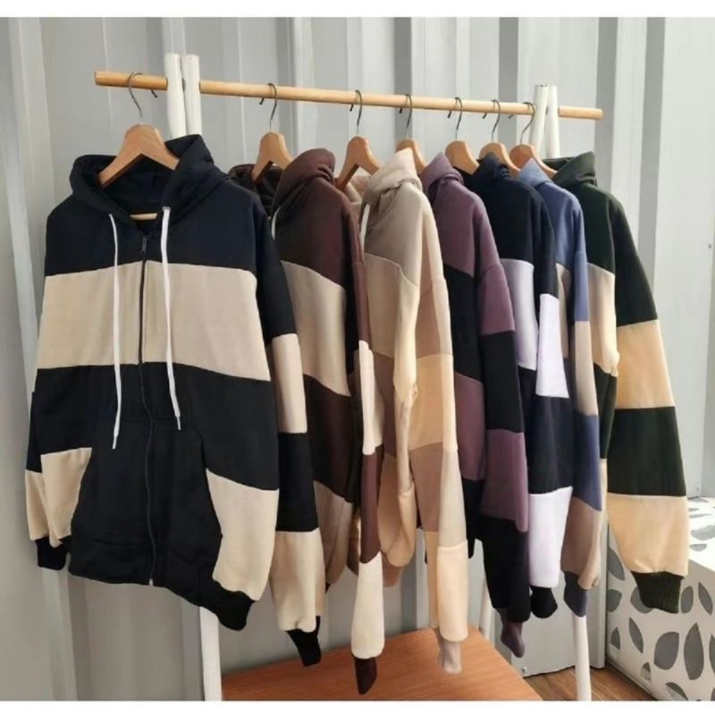 belang Zipper oversize jaket cewek dan cowok|sweater jaket wanita terkini dan murah|jaket Hoodie bel