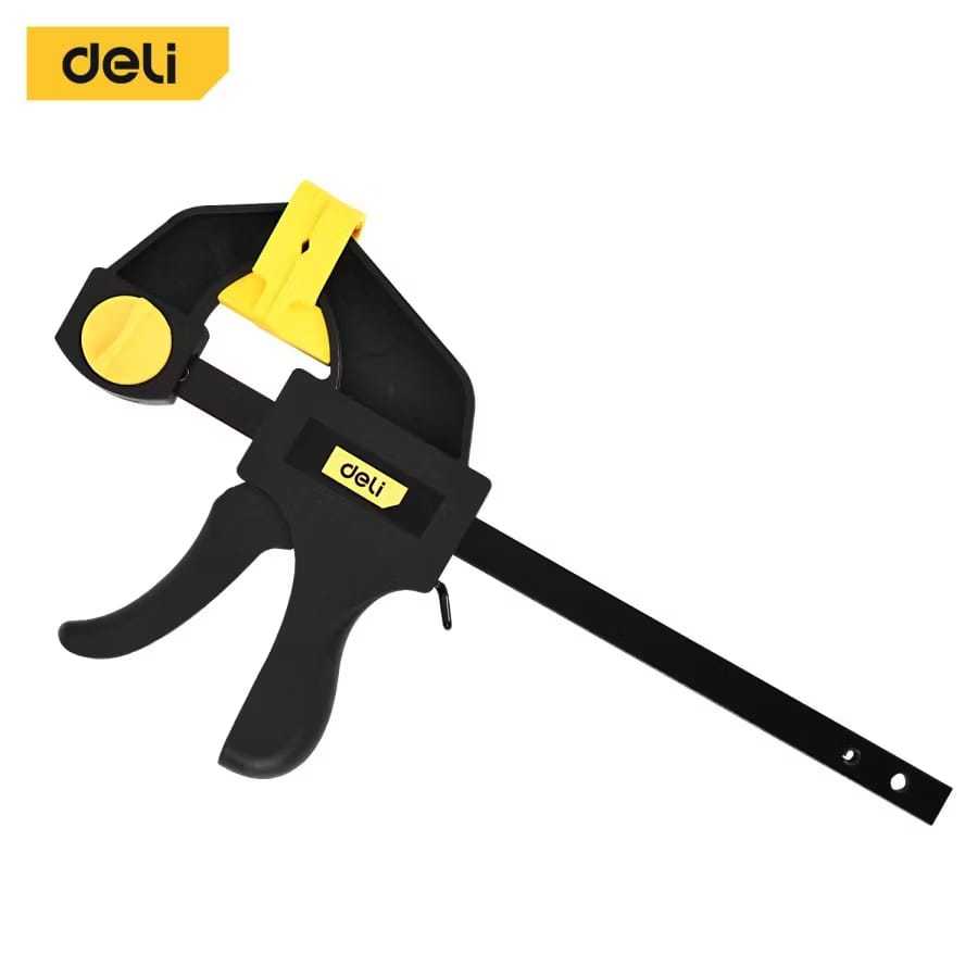 

DELI Klem F Clamp Catok Jepit Kayu Quick Release 6"/18"/36" EDL1101XX