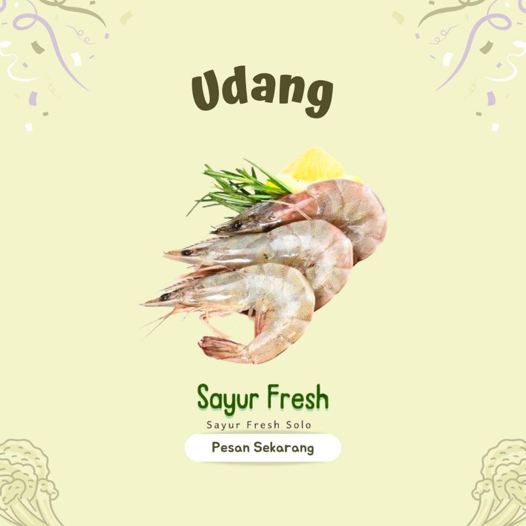 Udang Segar (READY PAGI jam 5-8) - Sayur Fresh Solo