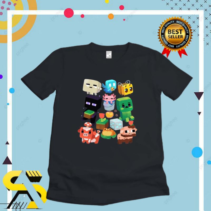BAJU ANAK KAOS ANAK MINICRAFT