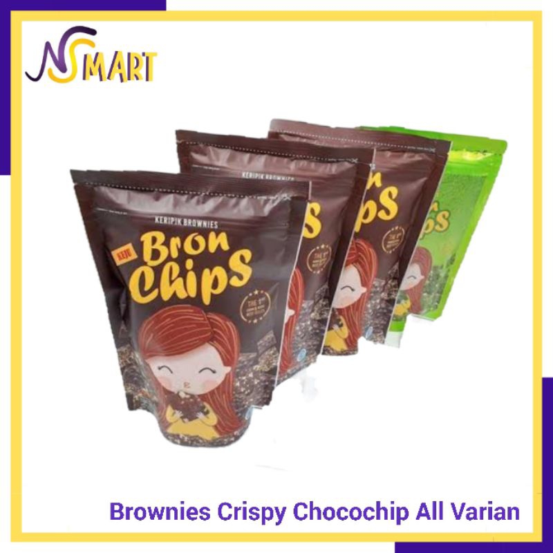 

Brownies Crispy Chocochip Green Tea Keju Bronchip