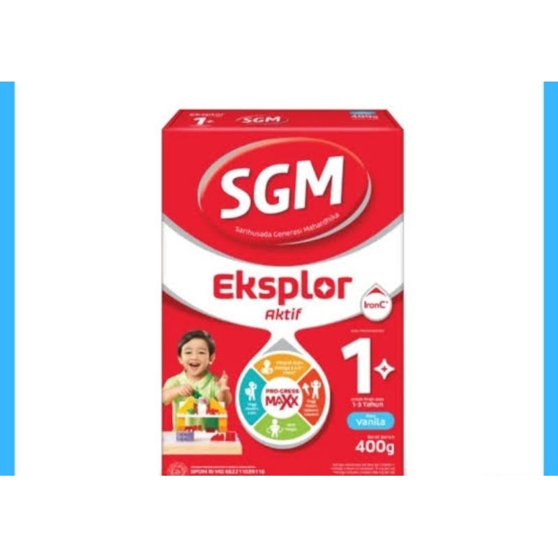 

SGM Eksplor 1+ Usia 1-3 Tahun 400g Vanilla