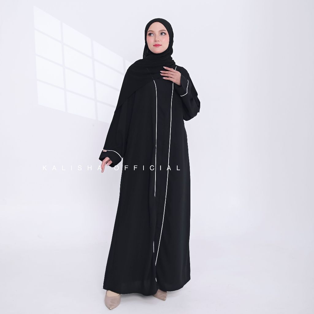Abaya Hitam Abaya Turkey Abaya Polos Gamis Syari Gamis Hitam Polos Liyana Abaya Polos Basic