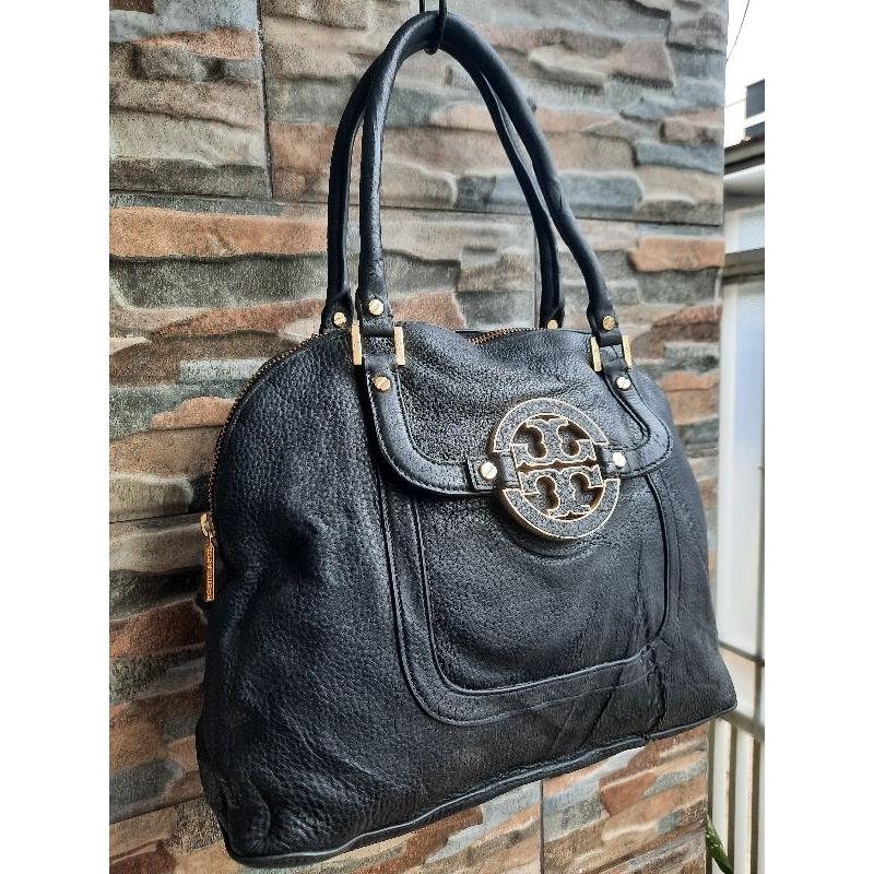 Tote Bag Hitam TORY BURCH - TAS PRELOVED BRANDED ORIGINAL
