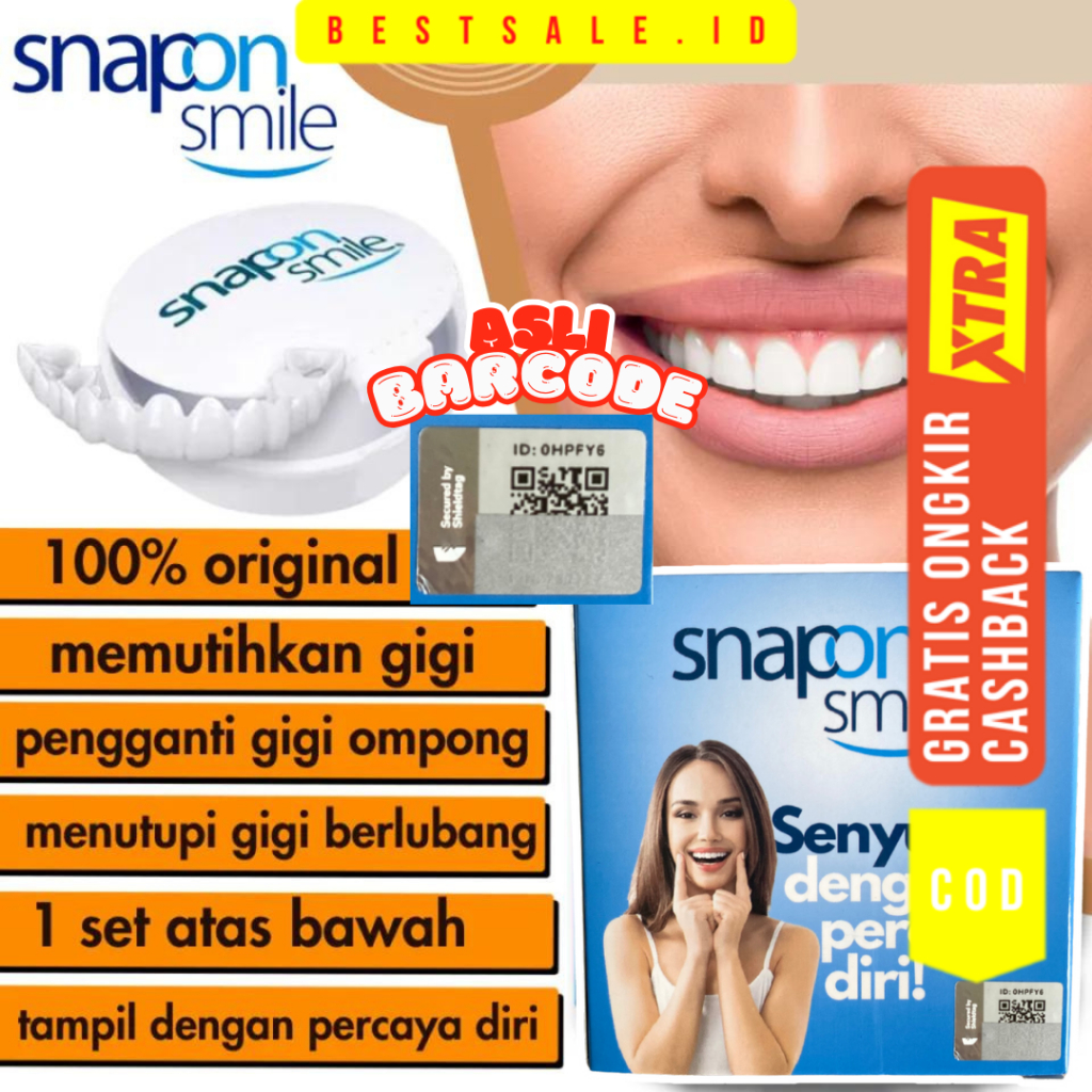 Gigi Palsu Silikon - Snap On Smile Veneer