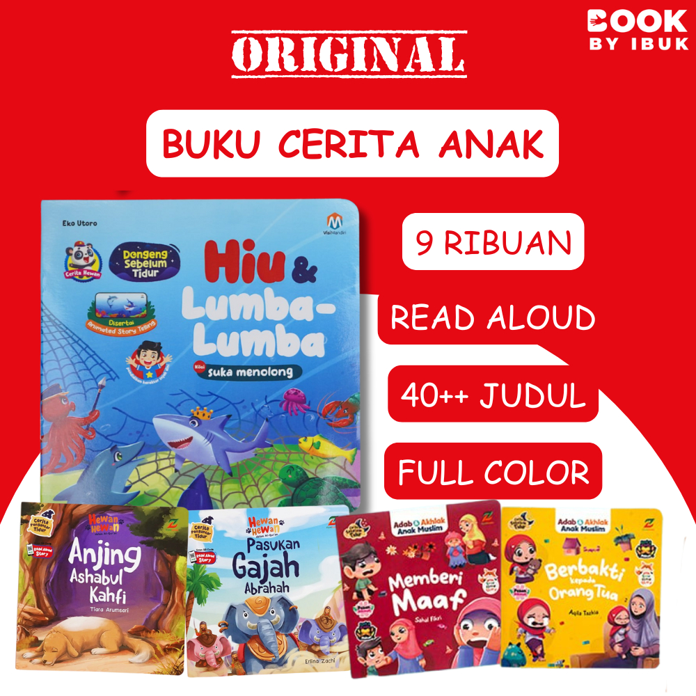Obral Buku Cerita Anak Murah 9 Ribu-an, Buku Anak Murah, Sale Buku Dongeng Murah Original