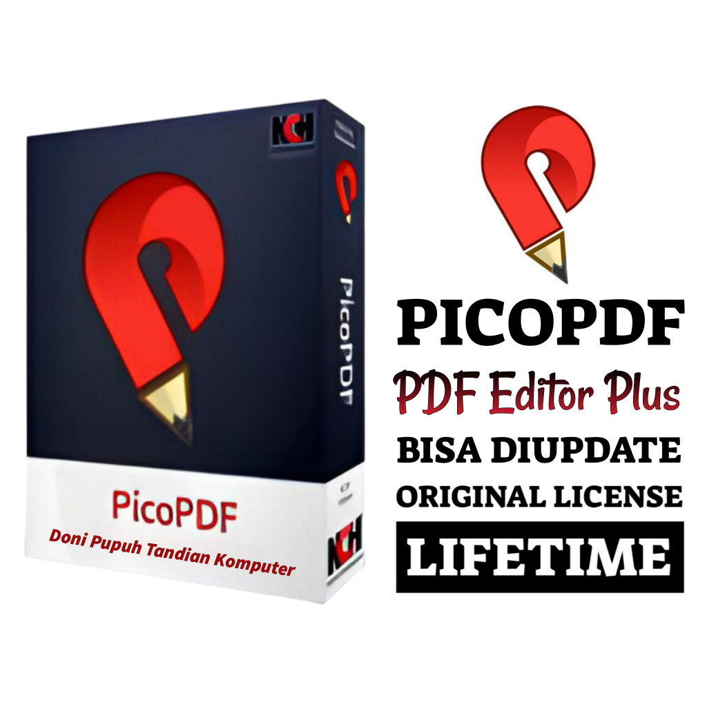 NCH PicoPDF PDF Editor Plus Original License Lifetime