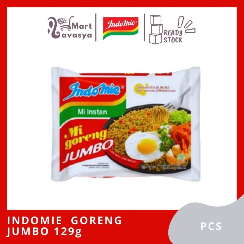 

INDOMIE GORENG JUMBO 129g - 1 PCS - KOTA BANDUNG - LAVASYA MART