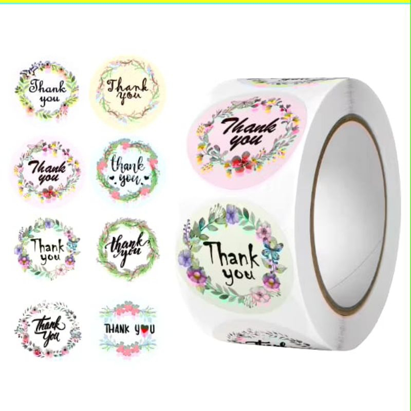 

Titani.id At-1603 (Satu roll isi 500pc) Stiker siap tempel Thankyou