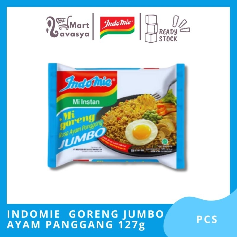 

INDOMIE GORENG JUMBO AYAM PANGGANG 127g - 1 PCS - KOTA BANDUNG - LAVASYA MART