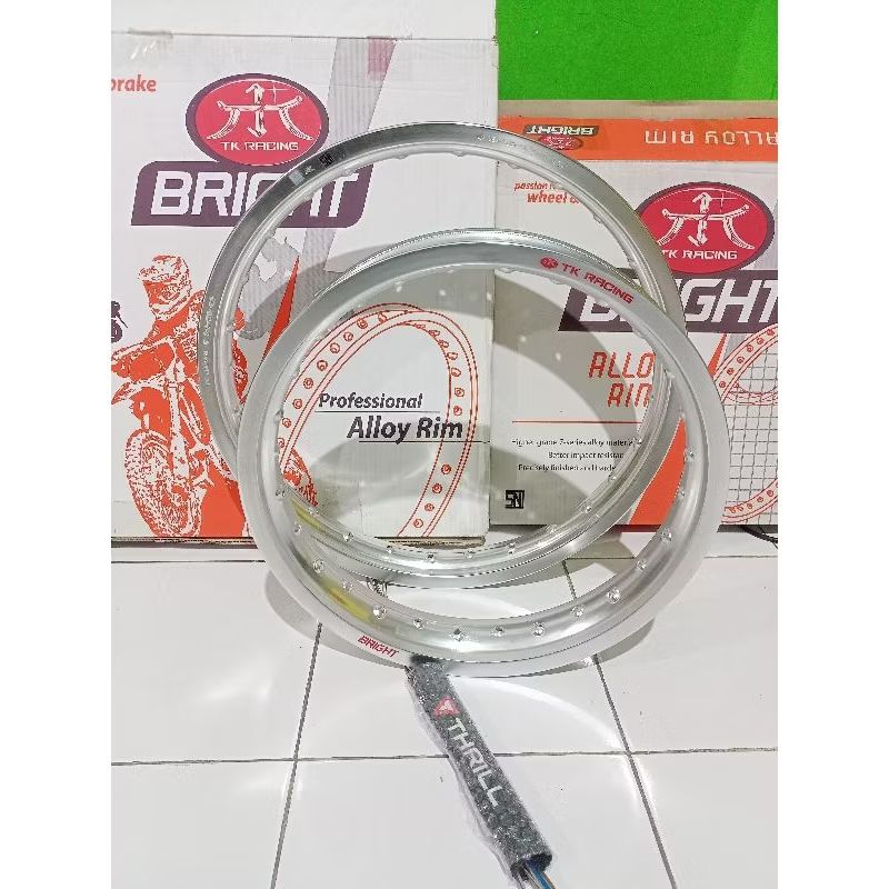 Velg Pelk Alloy Rim 19-185 + 16-215 28h 2pcs TK Bright RacingJapan WM