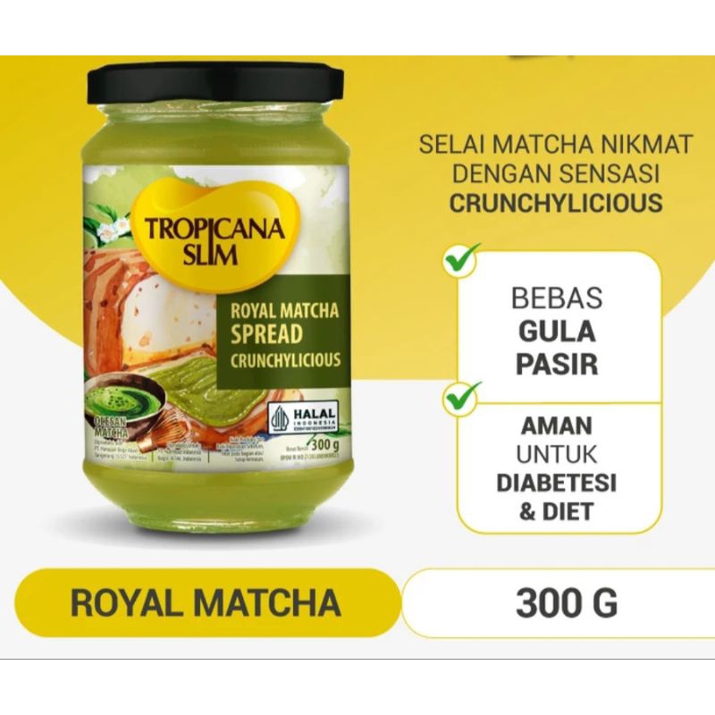 

Tropicana Slim Spread Selai Royal Matcha