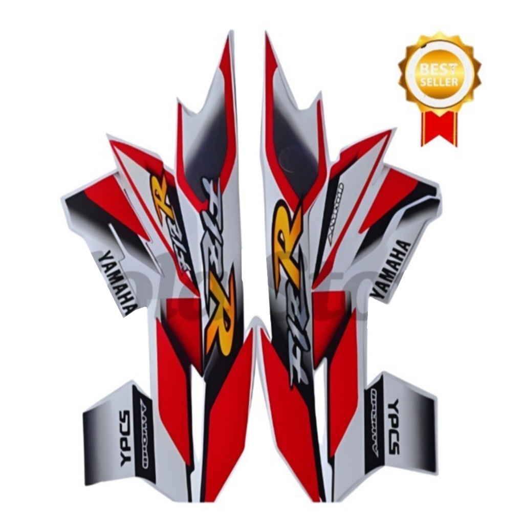 Striping Stiker Motor Yamaha F1ZR 2002 Merah Standart List Body Motor Stiker F1ZR 2002 Ternbaik