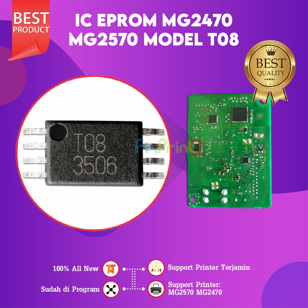 FixPrint IC Eprom Eeprom MG2570 Resetter Reset Mainboard Printer MG2570s