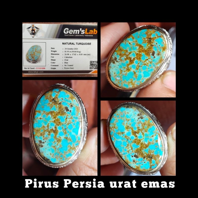 NATURAL PIRUS PERSIA URAT EMAS BODY PORCELAIN JUMBO