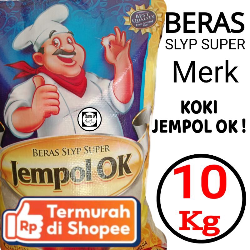 

BERAS PUTIH PREMIUM MERK JEMPOL OK SLYP SUPER 10 KG