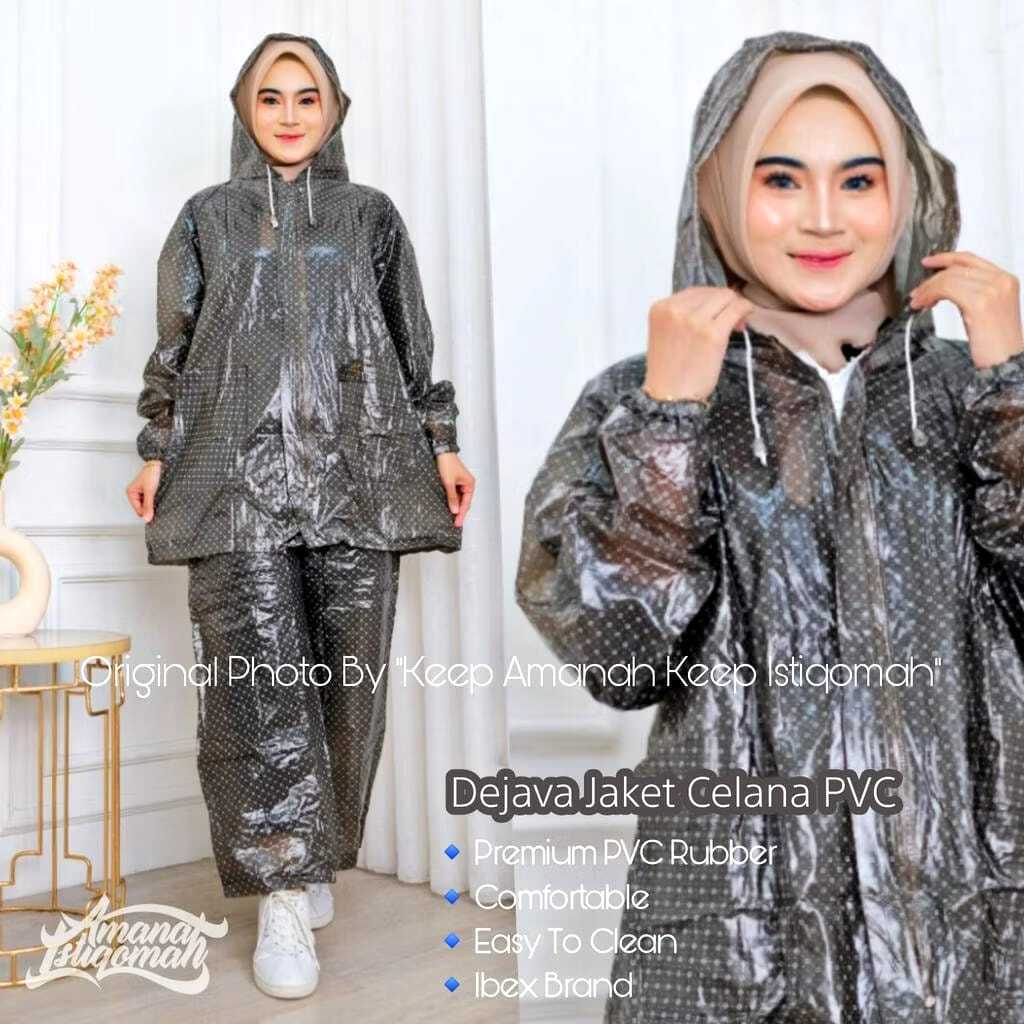 Dejava Maestro Premium Jaket Celana Mantol Jas Hujan PVC