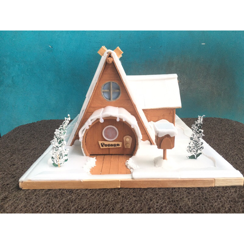 Miniatur Rumah Pororo/Pororo House
